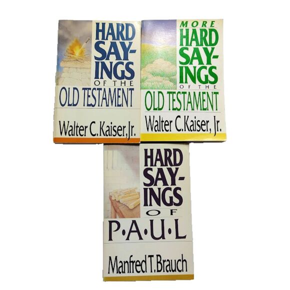 Other - Lot 3 Hard Sayings Books of the Old Testament of More Old Testament of Paul Vtg